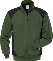Fristads® Sweatshirt FUSION 7048 SHV / army grün/schwarz