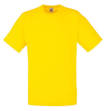 Fruit of the Loom T-Shirt Value Weight, gelb
