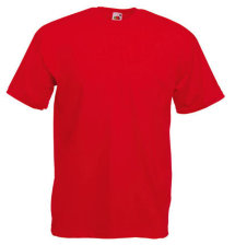 Fruit of the Loom T-Shirt Value Weight, rot