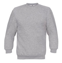 B&C Set-in-Sweater, graumeliert