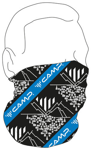 C.A.M.P. Bandana, črna/modra