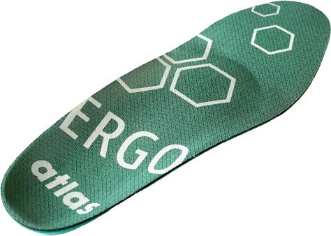 Atlas Ergo-Med Green ESD vlože za plosko in spuščeno stopalo
