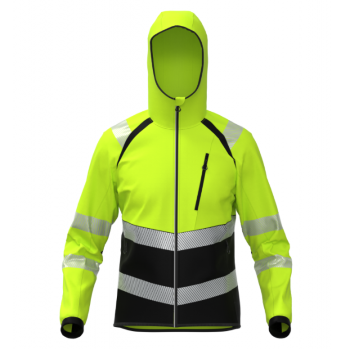 BoSafety Warnschutz-Softshelljacke TOPEK HI-VIS Kl.2
