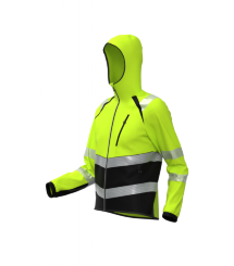 BoSafety Warnschutz-Softshelljacke TOPEK HI-VIS Kl.2