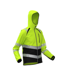 BoSafety Warnschutz-Softshelljacke TOPEK HI-VIS Kl.2