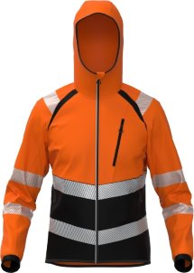 BoSafety Warnschutz-Softshelljacke TOPEK HI-VIS Kl.2