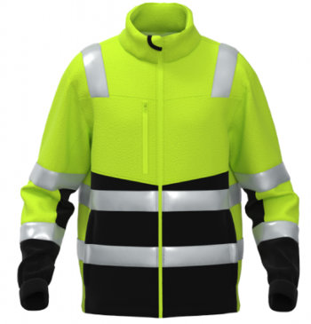 BoSafety Warnschutz Fleecejacke FLEECE FIT, Kl.2 BoSafety Warnschutz Fleecejacke FLEECE FIT, Kl.2