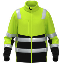 BoSafety Warnschutz Fleecejacke FLEECE FIT, Kl.2