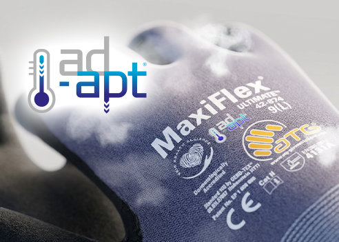 Delovne rokavice z vgrajenim hlajenjem: nove MaxiFlex® AD-APT®