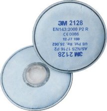 3M® Partikelfilter 2128 P2R+Aktivkohle 