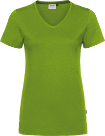 Hakro® Damen V-Shirt Cotton-Tec 169 / kiwi