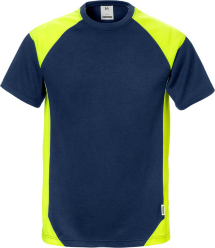 Fristads® T-Shirt FUSION 7046 THV / marine/gelb