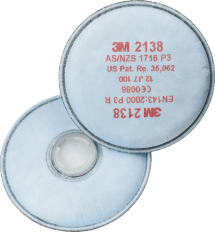  3M® Partikelfilter 2138 P3R mit Aktivkohle 