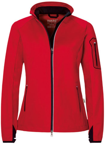 HAKRO Damen Softshelljacke 256 Sidney, rot