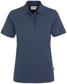 HAKRO Damen Polo 110 Classic, jeansblau