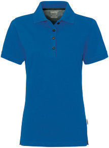 HAKRO Damen Polo 214 Cotton-Tec, royalblau