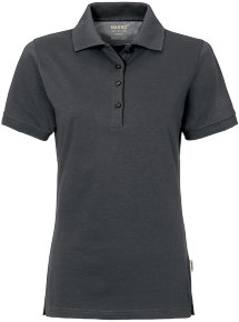 HAKRO Damen Polo 214 Cotton-Tec, anthrazit