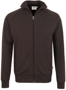 HAKRO Sweatjacke 606 College, schokolade