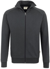 HAKRO Sweatjacke 606 College, anthrazit