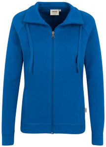 HAKRO Damen Sweatjacke 406 College, royalblau