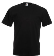 Fruit of the Loom T-Shirt Value Weight, schwarz