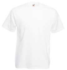 Fruit of the Loom T-Shirt Value Weight, weiß
