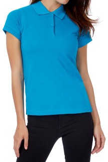 B&C® Damen Polo Safran	