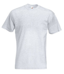 Fruit of the Loom T-Shirt Super Premium, aschgrau