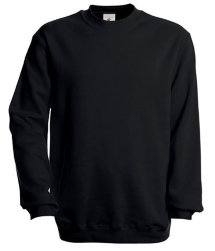 B&C Set-in-Sweater, schwarz