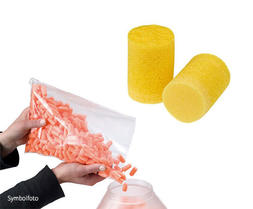 3M E-A-R Classic II Gehörschutzstöpsel, 28 dB, Nachfüllbeutel für Aufsatz für 3M One Touch Pro Spender