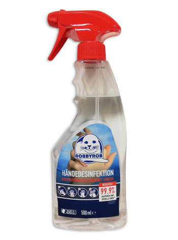 Robbyrob Händedesinfektion Sprühflasche 500 ml