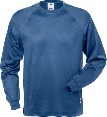 Fristads Langarm T-Shirt FUSION 7071 THV, blau