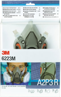 3M Gase- & Dämpfe-Maskenset 6223M A2P3R