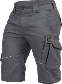 Leibwächter Short FLEX-Line, grau/schwarz	