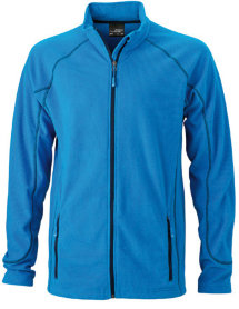 Fleecejacke Structure, aqua/navy