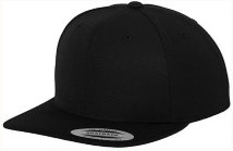 Flexfit Classic Snapback, schwarz/schwarz