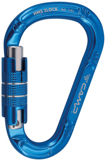 CAMP Safety Karabiner HMS Twist-Lock, Alu